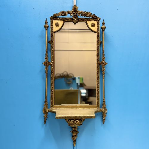 english 19th century gilt pier mirror - CATEGORY: ANTIQUE MIRRORS - DATED 19TH CENTURY