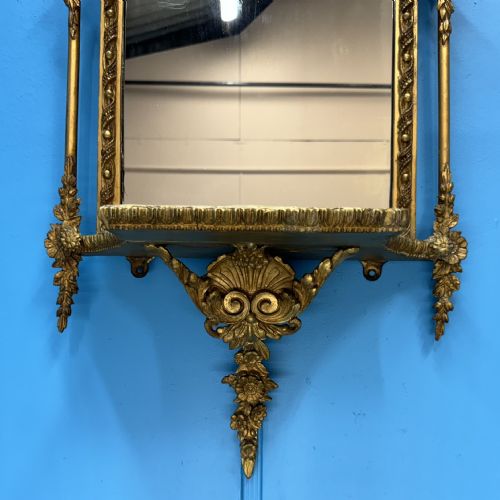 ENGLISH 19TH CENTURY GILT PIER MIRROR - ADDITIONAL PHOTO 1