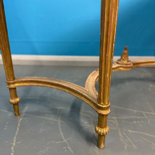 ADAMS STYLE GILT CONSOLE TABLE WITH MARBLE TOP - ADDITIONAL PHOTO 7