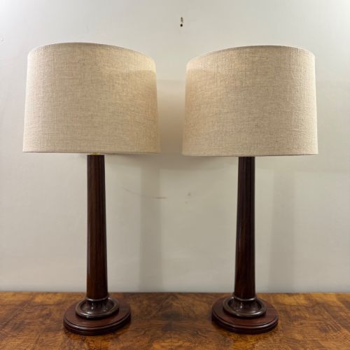 PAIR OF REGENCY STYLE TABLE LAMPS - ADDITIONAL PHOTO 2