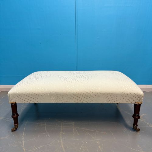 REGENCY STOOL ON ORIGINAL CASTORS - ADDITIONAL PHOTO 1