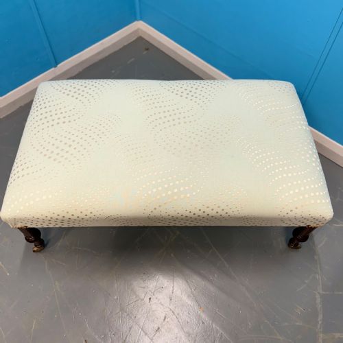 REGENCY STOOL ON ORIGINAL CASTORS - ADDITIONAL PHOTO 5