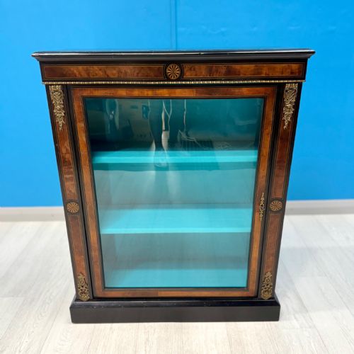 LATE 19TH CENTURY EBONISED AND INLAID BOOKCASE - ADDITIONAL PHOTO 1
