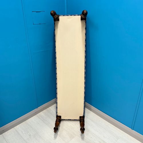 NEWLY UPHOLSTERED HALL BENCH STOOL - ADDITIONAL PHOTO 4