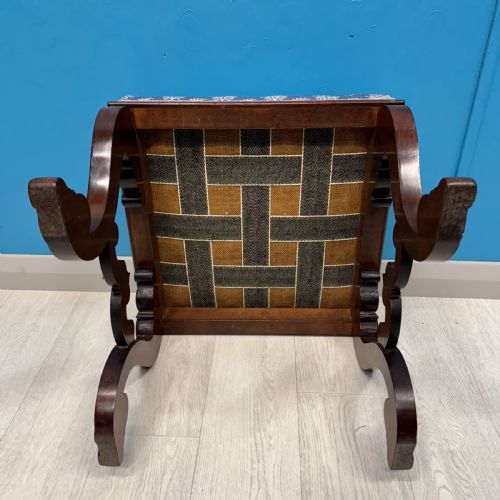 WILLIAM IV ROSEWOOD DRESSING TABLE STOOL - ADDITIONAL PHOTO 6