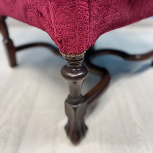 GEORGE II STYLE WING ARMCHAIR - ADDITIONAL PHOTO 1