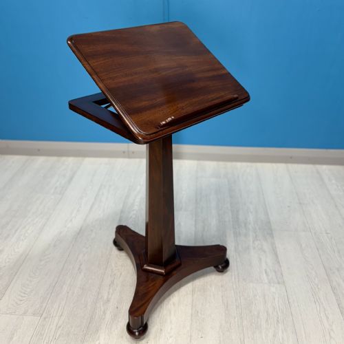 regency mahogany adjustable reading table - CATEGORY: ANTIQUE TABLES - DATED REGENCY