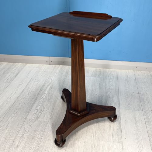 REGENCY MAHOGANY ADJUSTABLE READING TABLE - ADDITIONAL PHOTO 2