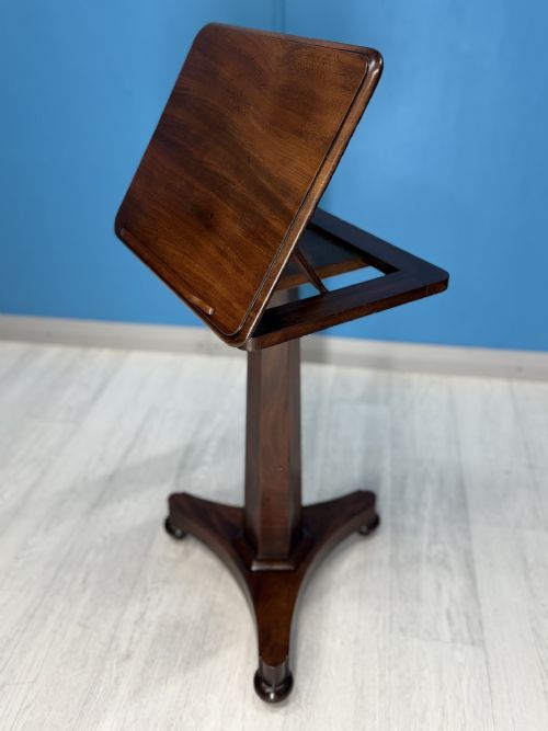 REGENCY MAHOGANY ADJUSTABLE READING TABLE - ADDITIONAL PHOTO 7