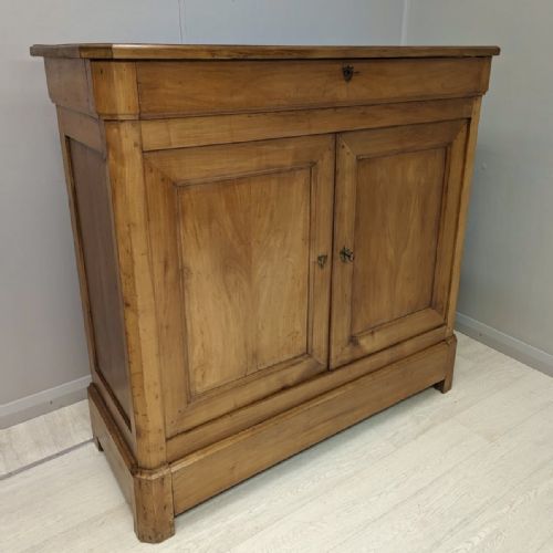 FRENCH CHERRY WOOD HOUSEKEEPERS CUPBOARD - ADDITIONAL PHOTO 5