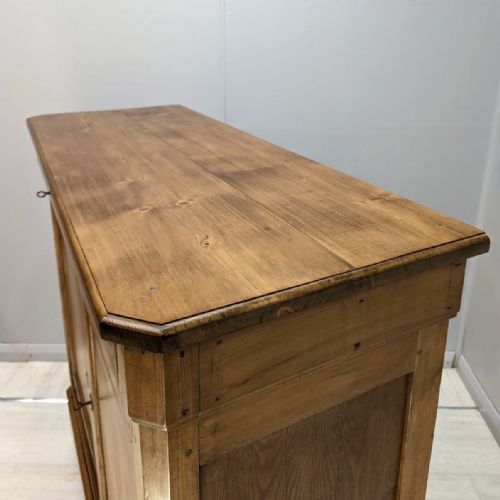 FRENCH CHERRY WOOD HOUSEKEEPERS CUPBOARD - ADDITIONAL PHOTO 6