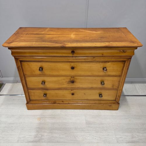 FRENCH CHERRYWOOD COMMODE CHEST OF DRAWERS - ADDITIONAL PHOTO 1