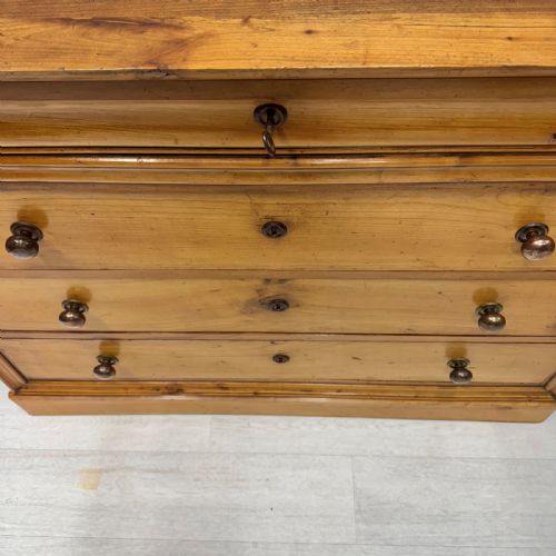 FRENCH CHERRYWOOD COMMODE CHEST OF DRAWERS - ADDITIONAL PHOTO 2