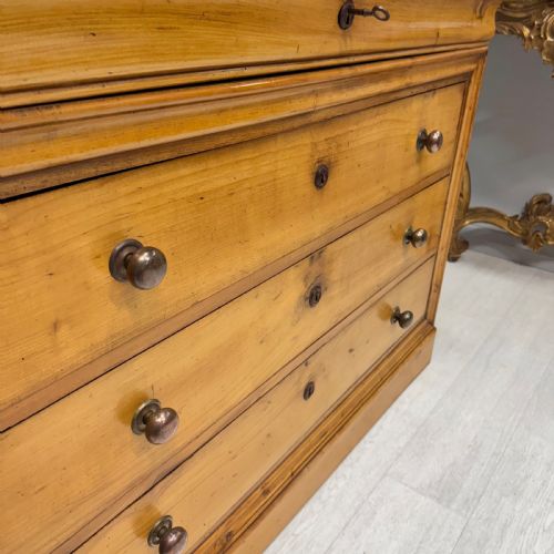 FRENCH CHERRYWOOD COMMODE CHEST OF DRAWERS - ADDITIONAL PHOTO 4