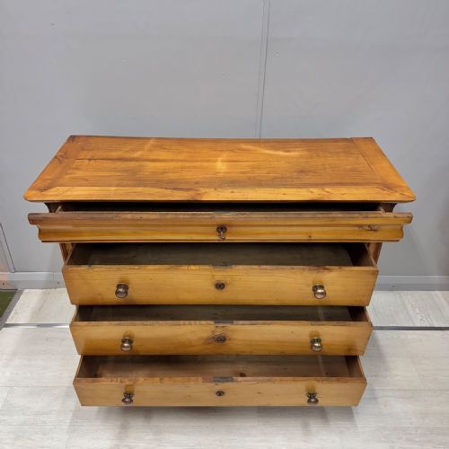 FRENCH CHERRYWOOD COMMODE CHEST OF DRAWERS - ADDITIONAL PHOTO 6
