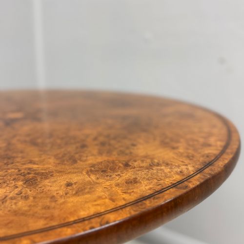 FRENCH CHARLES X BURR ELM GUERIDON CENTRE TABLE - ADDITIONAL PHOTO 8