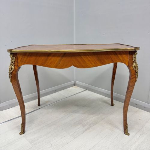 FRENCH BRASS MOUNTED SOFA TABLE - ADDITIONAL PHOTO 6
