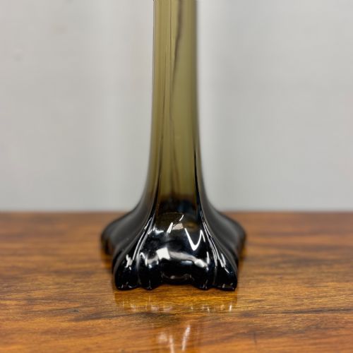LARGE ART DECO GLASS LAMP WITH ORIGINAL SHADE - ADDITIONAL PHOTO 4