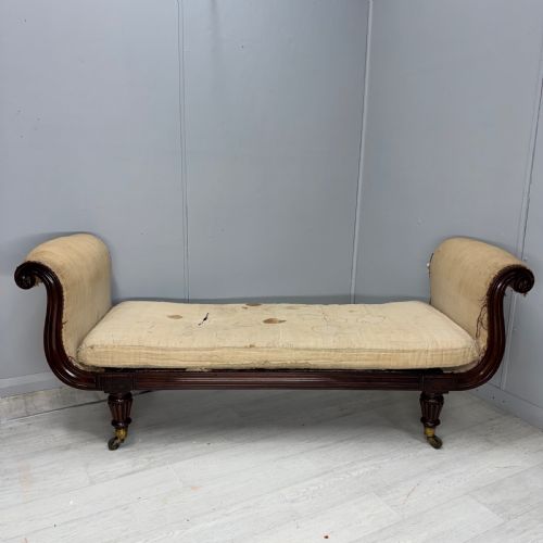 LARGE REGENCY SOFA FOR UPHOLSTERY - ADDITIONAL PHOTO 1