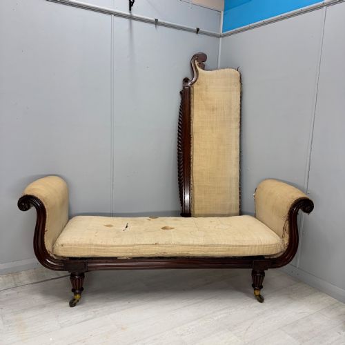 LARGE REGENCY SOFA FOR UPHOLSTERY - ADDITIONAL PHOTO 8