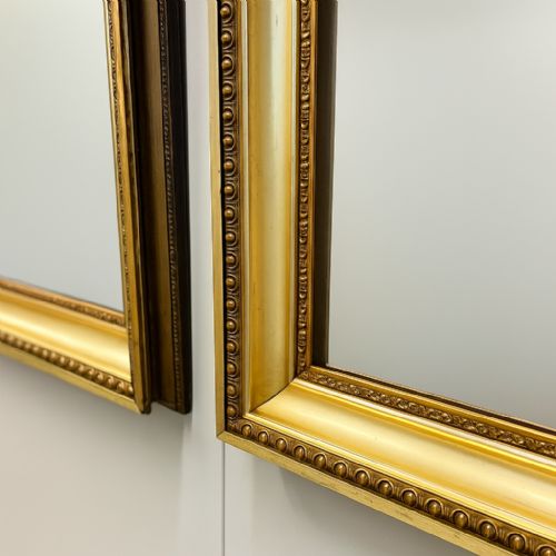 LARGE PAIR OF 19TH CENTURY GILT MIRRORS - ADDITIONAL PHOTO 2