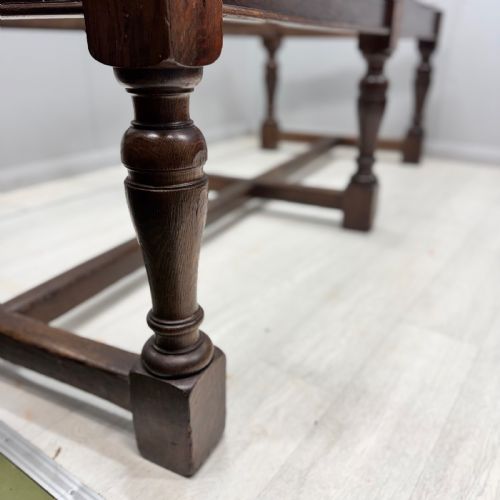 10 SEATER OAK FARMHOUSE TABLE - ADDITIONAL PHOTO 2