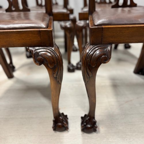 SET OF 8 GEORGIAN STYLE DINING CHAIRS - ADDITIONAL PHOTO 2
