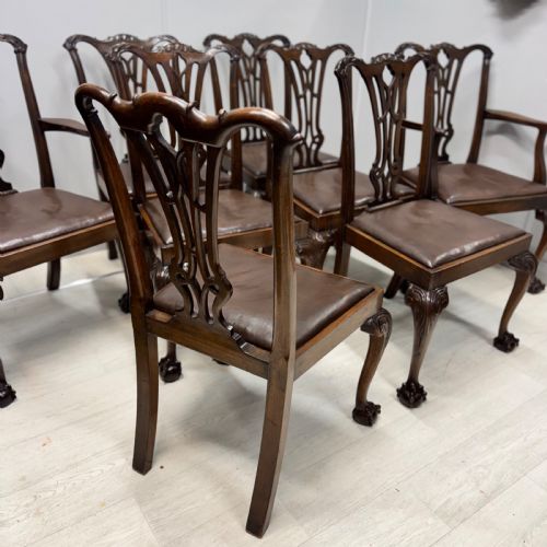 SET OF 8 GEORGIAN STYLE DINING CHAIRS - ADDITIONAL PHOTO 7