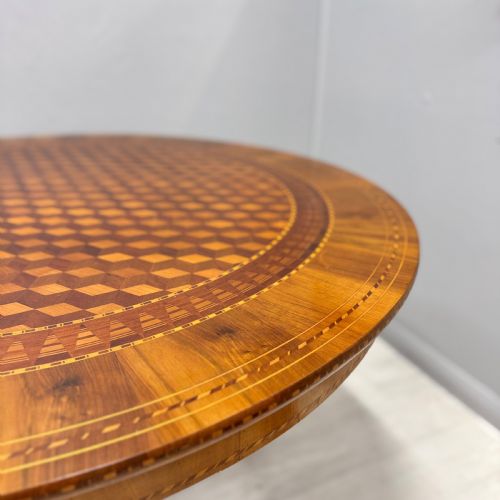 48 INCH DIAMETER ROUND SORRENTO PEDESTAL TABLE - ADDITIONAL PHOTO 4