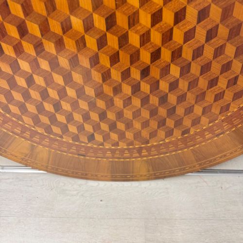 48 INCH DIAMETER ROUND SORRENTO PEDESTAL TABLE - ADDITIONAL PHOTO 7
