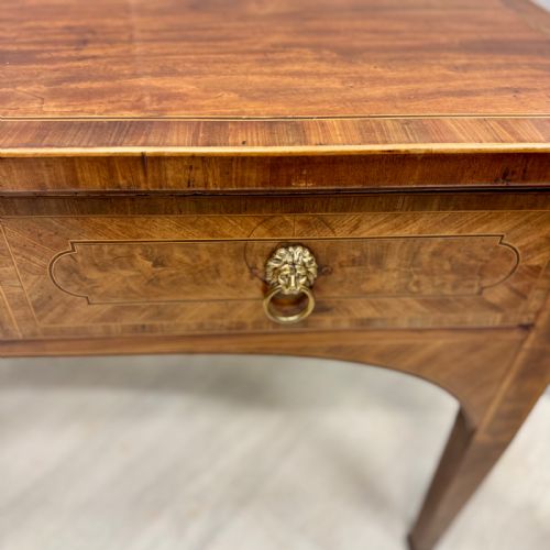 GEORGIAN INLAID SIDE TABLE WITH FULL WIDTH DRAWER - ADDITIONAL PHOTO 6