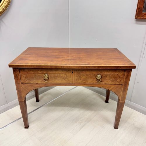 GEORGIAN INLAID SIDE TABLE WITH FULL WIDTH DRAWER - ADDITIONAL PHOTO 9