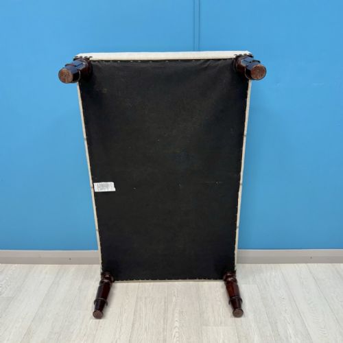 LARGE UPHOLSTERED FOOTSTOOL - ADDITIONAL PHOTO 5