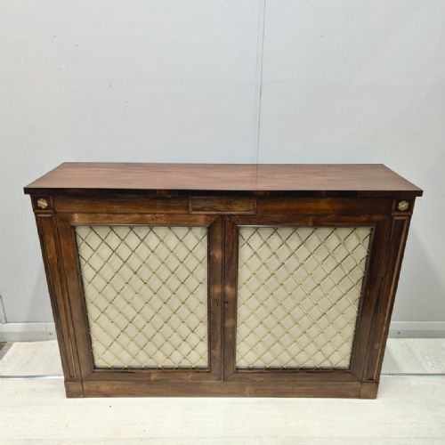 REGENCY ROSEWOOD SIDE CABINET WITH ADJUSTABLE SHELVES - ADDITIONAL PHOTO 9