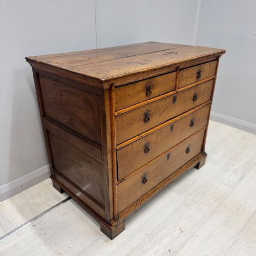 17TH CENTURY ENGLISH FRUITWOOD CHEST OF DRAWERS - ADDITIONAL PHOTO 8
