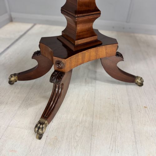 LATE GEORGIAN MAHOGANY SOFA TABLE - ADDITIONAL PHOTO 4
