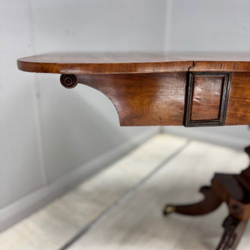 LATE GEORGIAN MAHOGANY SOFA TABLE - ADDITIONAL PHOTO 5