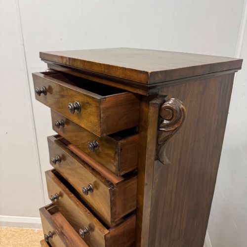 19TH CENTURY WELLINGTON CHEST - ADDITIONAL PHOTO 6
