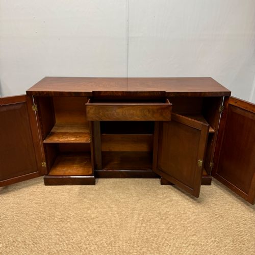 MID SIZE WILLIAM IV BREAKFRONT SIDEBOARD - ADDITIONAL PHOTO 2