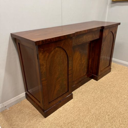 MID SIZE WILLIAM IV BREAKFRONT SIDEBOARD - ADDITIONAL PHOTO 3