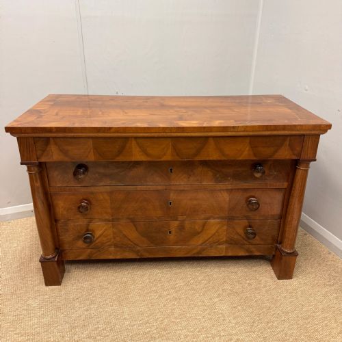 FRENCH CHERRY WOOD COMMODE