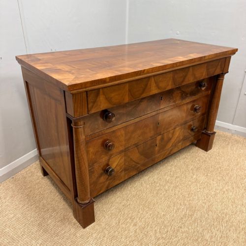 FRENCH CHERRY WOOD COMMODE - ADDITIONAL PHOTO 1