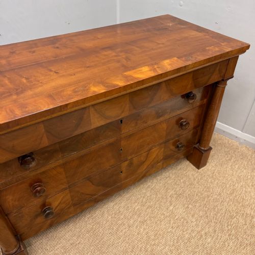 FRENCH CHERRY WOOD COMMODE - ADDITIONAL PHOTO 3