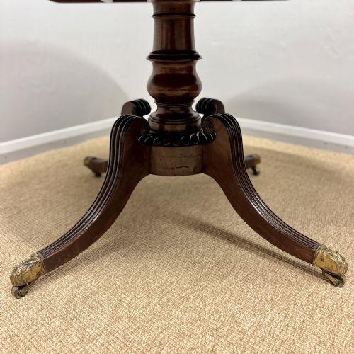 GEORGIAN PLUM PUDDING MAHOGANY CENTRE TABLE - ADDITIONAL PHOTO 1