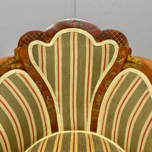 PAIR OF CHINOISERIE SATINWOOD ARMCHAIRS - ADDITIONAL PHOTO 5