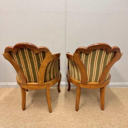 PAIR OF CHINOISERIE SATINWOOD ARMCHAIRS - ADDITIONAL PHOTO 8