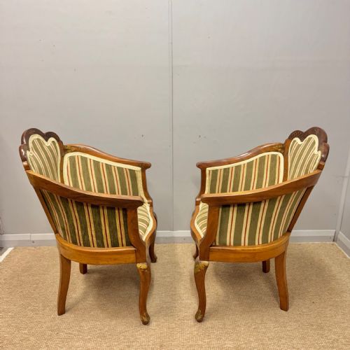 PAIR OF CHINOISERIE SATINWOOD ARMCHAIRS - ADDITIONAL PHOTO 9