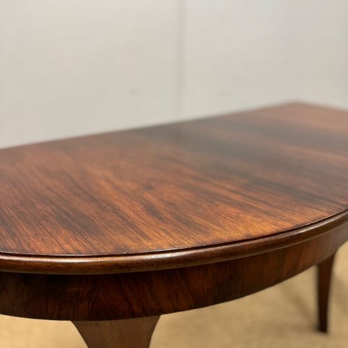 19TH CENTURY ROSEWOOD CONSOLE TABLE WITH CONCAVE LEGS - ADDITIONAL PHOTO 5