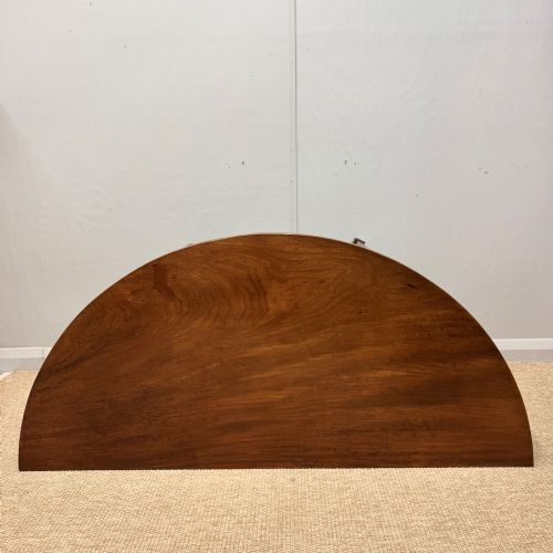 GEORGIAN DEMI LUNE CONSOLE TABLE WITH 2 DRAWERS - ADDITIONAL PHOTO 3