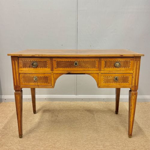 Early 19th Century Freestanding Marquetry Desk